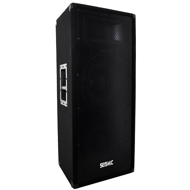Dual Premium 12" PA/DJ Speaker Cabinet with Titanium Horns - NEW image 1