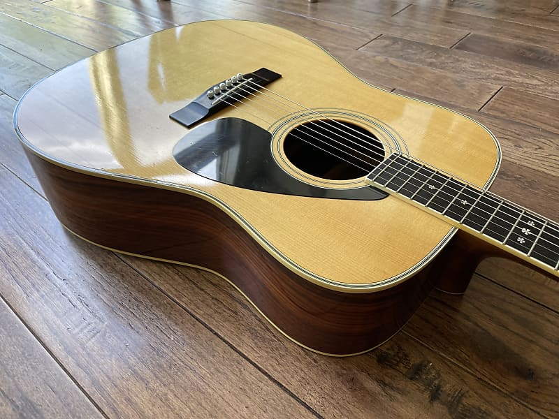 1980s Yamaha FG-350D Acoustic Dreadnought Guitar Natural