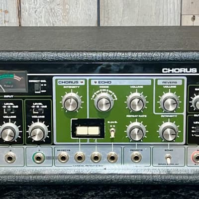Amazing  Space Echo Roland RE-301 Chorus Echo Black, Rare 110/220 Volt Capable, Completely Serviced, it is Out of This World