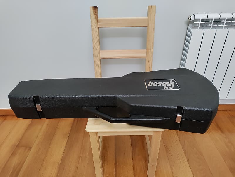 1980s Gibson Les Paul Studio Deluxe Chainsaw Case Reverb