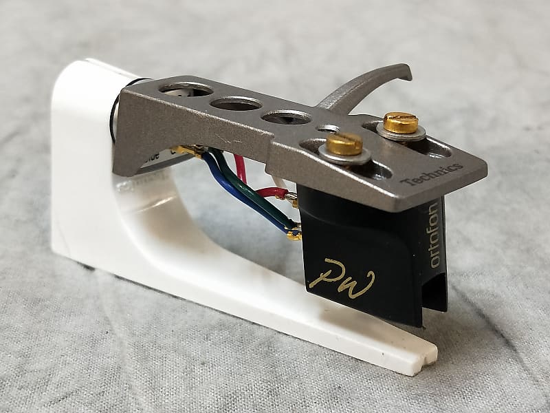 Ortofon PW MC cartridge W/ Technics Headshell In Excellent Condition  			