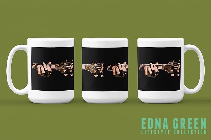 Edna Green Les Paul Custom Player Mug White image 1