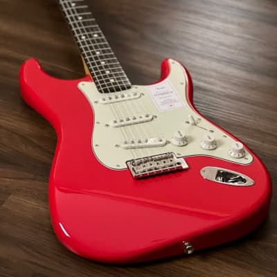 Fender Japan Hybrid II Stratocaster with RW FB in Modena Red | Reverb
