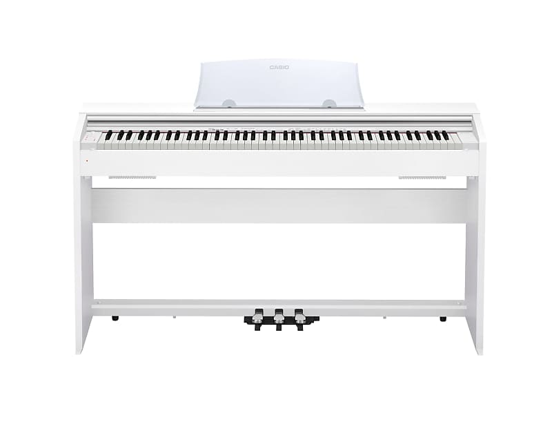 Casio Privia PX-770 Digital Piano Bundle with stool and Headphones White image 1