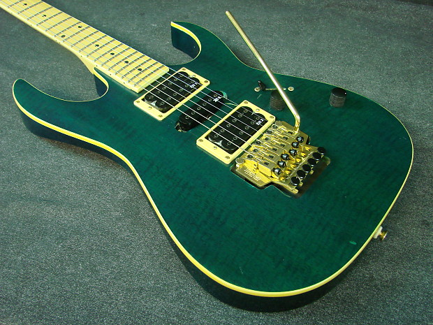 【日本製】89〜93年 アイバニーズ EXシリーズ 1992 Ibanez EX Series Green Electric Guitar w/Hard Case | Reverb