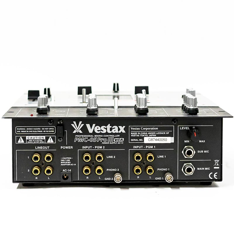 Vestax PMC-05 Pro III 2 Channel Mixer - Professional Mixing