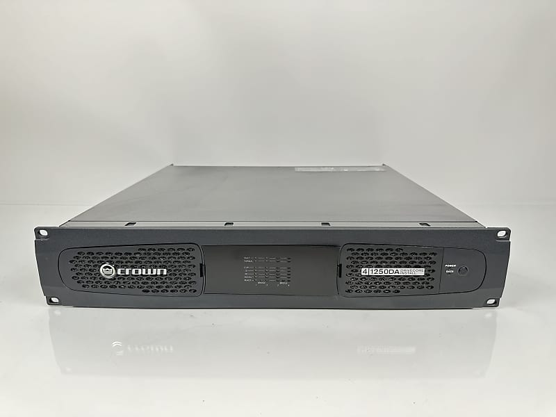 Crown DCi 4|1250DA - 1250W 4-Channel at 4-Ohm 70V/100V Analog Power Amplifier  			