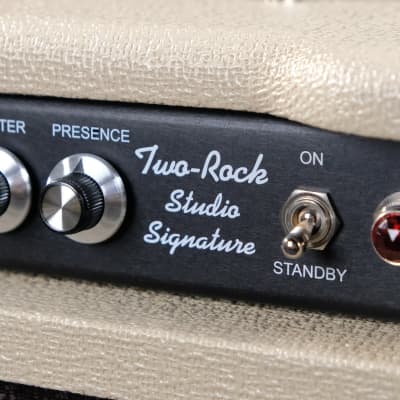 Two-Rock Studio Signature Head Amp - Blonde Tolex with Black Face, Oxblood Cloth image 5