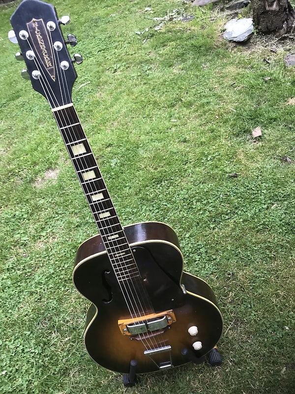 Rickenbaker SP Archtop Acoustic Electric guitar  1946 Tobaco sunburst image 1