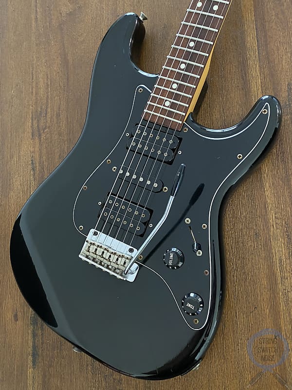 Fernandes Stratocaster, HSH, The Function, 1980s, MIJ, Black image 1