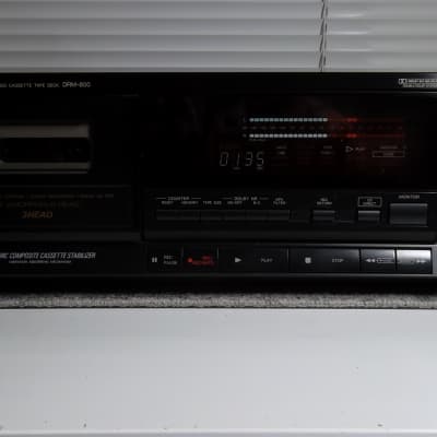 1989 Denon DRM-800 3-Head Hifi Stereo Recorder / Player Cassette Deck Excellent Condition L@@k #477 image 2