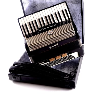 Rare Vintage German Made Top Piano Accordion Weltmeister Gigantilli I 80 bass, 8 sw. from the golden era + Hard Case and Shoulder Straps - Top Promotional Price image 23