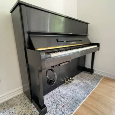 Yamaha U1 Silent Piano 1987 - Matte Black image 4