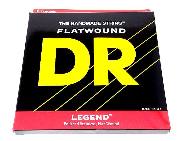 DR Bass Strings Flat Wound Stainless Steel 45125 5 String Reverb