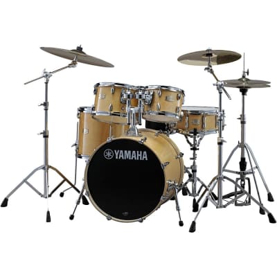 Yamaha Stage Custom Birch 5-Piece Shell Pack with 20" Bass Drum Regular Natural Wood