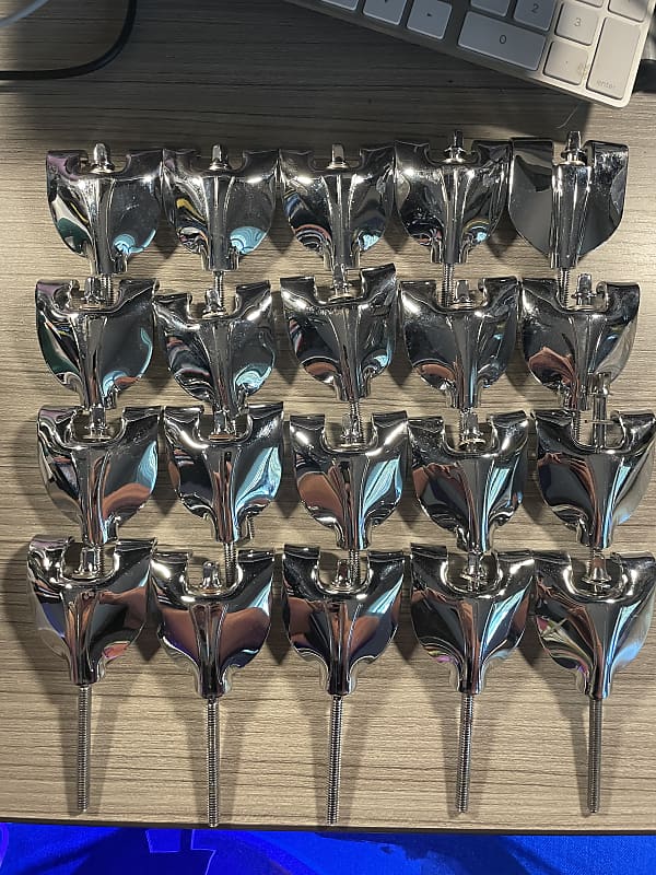 20x Gretsch bassdrum claw hooks + rods Reverb