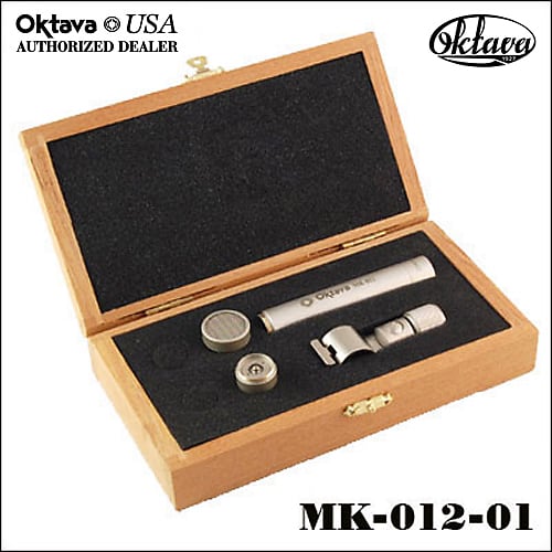 Oktava MK-012-01 Cardioid - 2025 - Microphone Kit - Silver - New - Wood Jewelers Box image 1