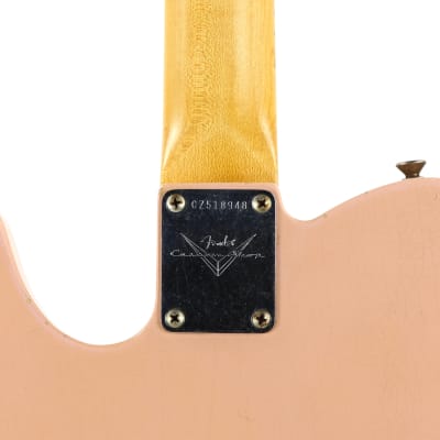 2011 Fender DALE WILSON Custom Shop Masterbuilt 60's Telecaster Thinline Relic - Shell Pink, Abby Ybarra Pups! image 16