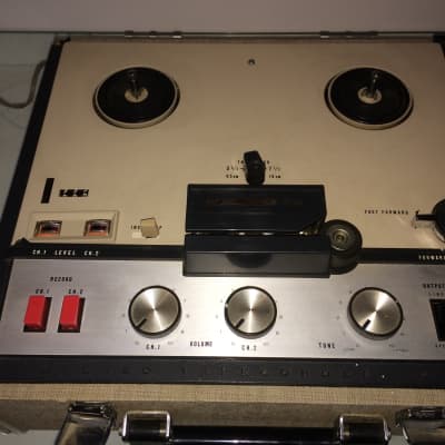 Sony TC 630 Stereo reel to reel tape player controls in black and