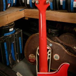 Rick Nielsen's 1962-64 National Glenwood 95 Map Guitar in Vermillion Red image 14