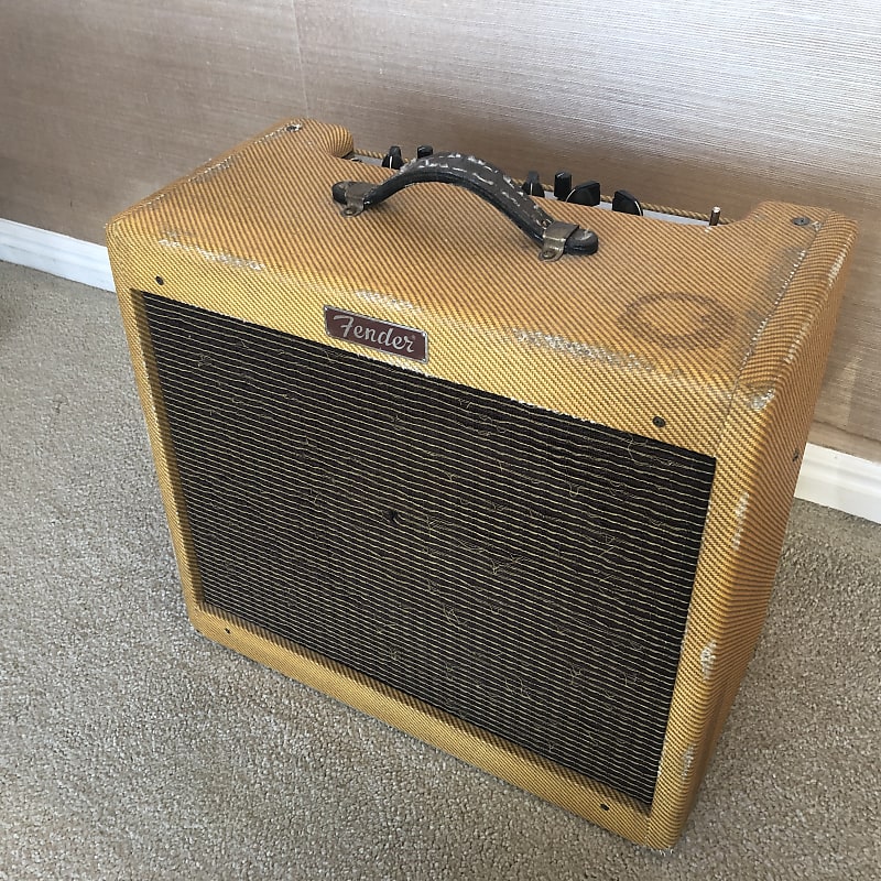 Fender Blues Junior Limited Edition Relic Tweed. BillM Mods Reverb