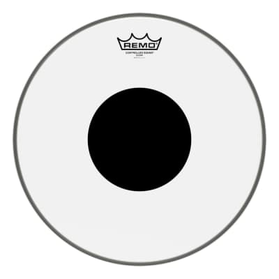 Remo Controlled Sound Clear Black Dot 8" Drum Head image 1