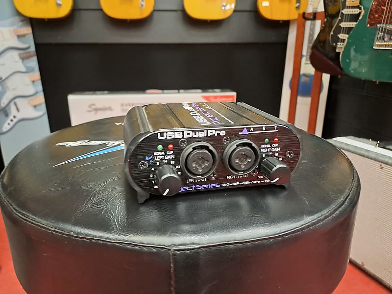 ART USB Dual Pre Project Series 2-Channel USB Audio Interface 2010 - Present - Black image 1