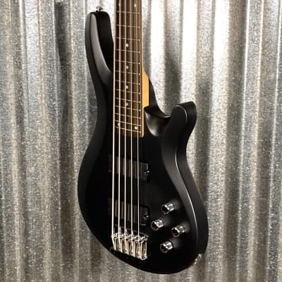 Schecter C-5 Deluxe 5 String Bass Satin Black Used image 6