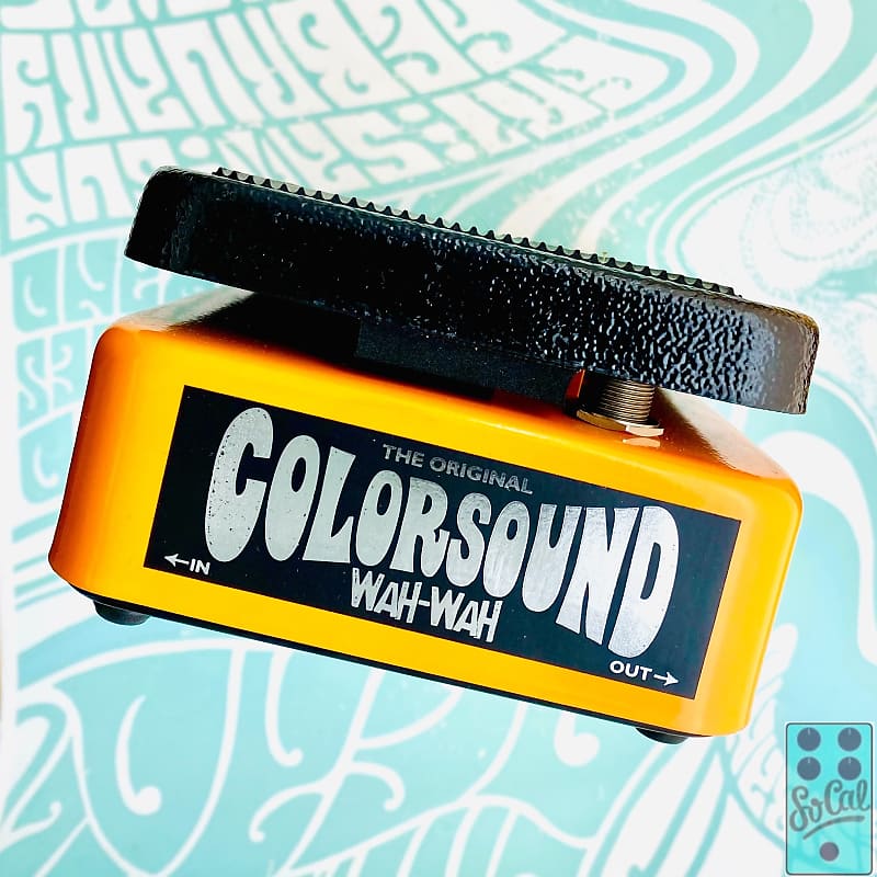 Colorsound Inductorless WahWah Orange w/Original Box! Reverb
