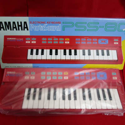 Yamaha Portasound PSS-80 rare RED ver. UNUSED comes with Box #2