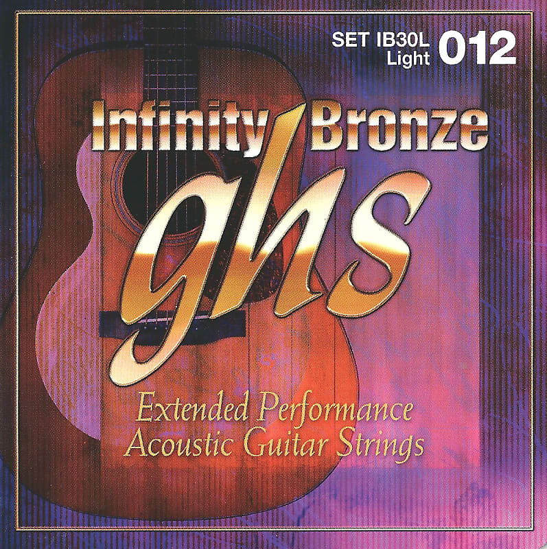 GHS Infinity Bronze Coated Acoustic Guitar Strings; gauges Reverb