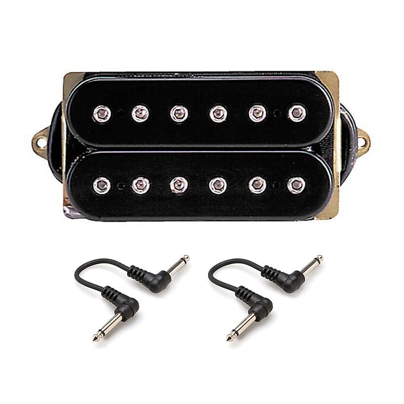 DiMarzio DP100F Super Distortion Guitar Pickup F-Spaced Black | Reverb