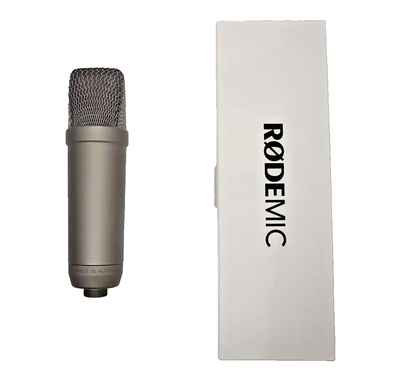 RODE NT1-A Large Diaphragm Cardioid Condenser Microphone 2002 - Present - Silver image 1