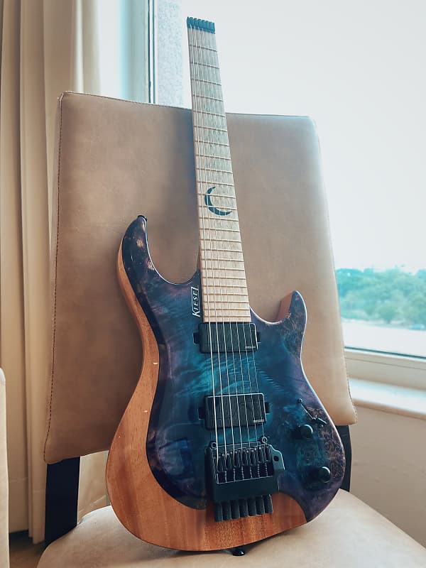 Kiesel Osiris 7 string with Trem (Headless) 2019 Reverse