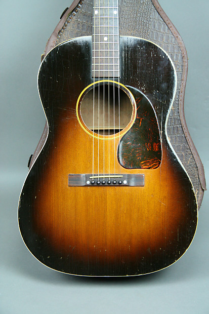 1950 Gibson LG 1 Vintage Acoustic Guitar All Original Sunburst OSSC