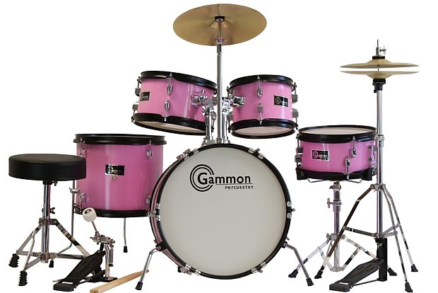 Gammon pink sales drum set