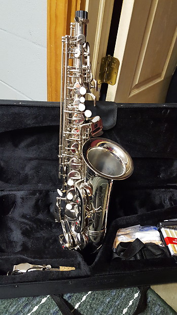 Lazarro Alto Saxophone LZR360AS 2015 2016 Silver Reverb
