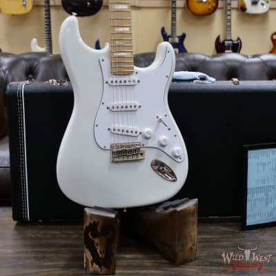 Fender Custom Shop 1969 Stratocaster Maple Board Block Inlay Reverse Headstock Hand-Wound Pickups NOS Olympic White (Blemish) image 8