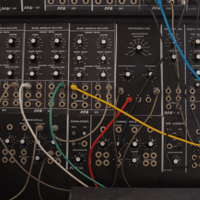 PPG Wolfgang Palm Modular Synthesizer SUPER RARE 1975 Black image 6