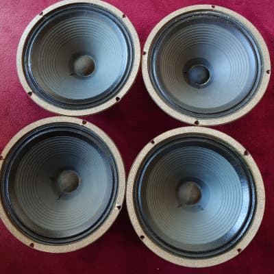 Celestion Matching Quad Celestion G12 H Greenback Pulsonic cones 16ohm 30 watt 1972 image 14