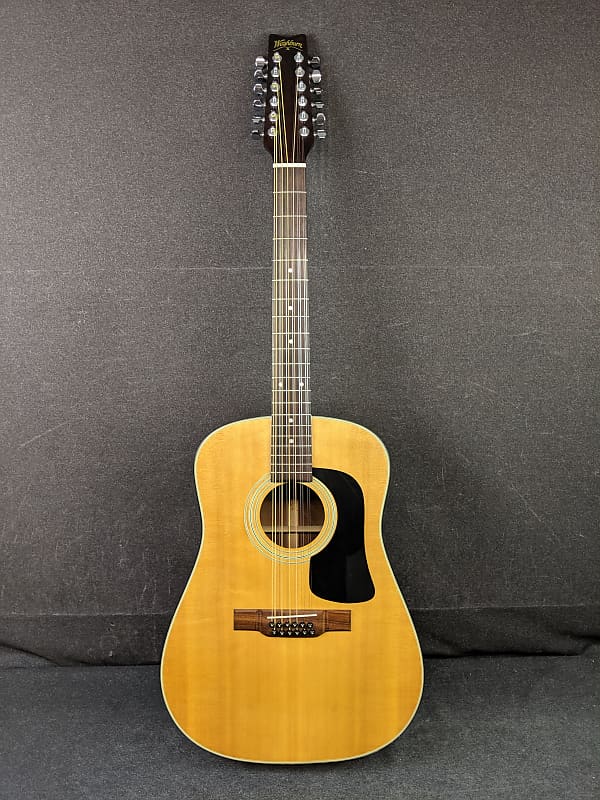 Washburn D-12-12N Acoustic 12-String Guitar Natural Finish D12