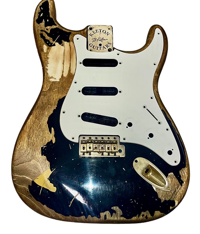 John Mayer BLK1 Body Replica Relic For Fender Stratocaster Black1 Nitro Aged