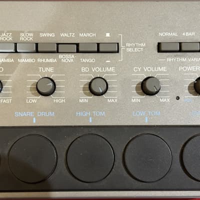 Yamaha MR10 From Mars Analog Drum Machine 1982 - Gray image 3