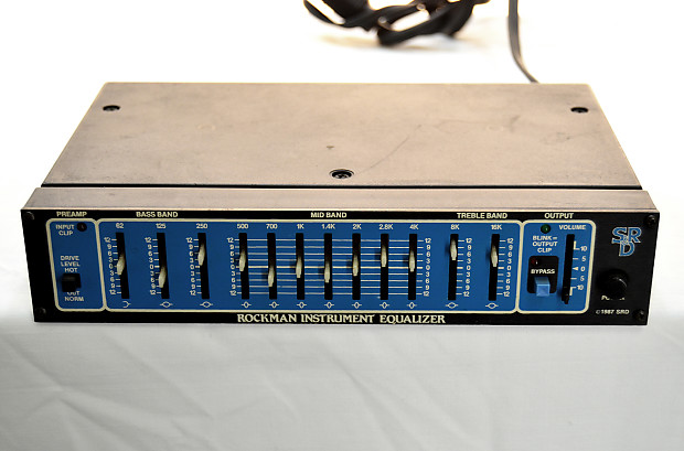 ROCKMAN イコライザー ROCKMAN イコライザー 名機 ROCKMAN INSTRUMENT EQUALIZERを復活