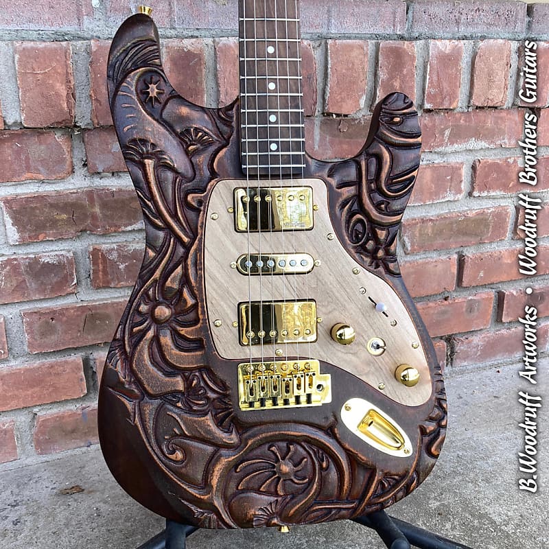 Sunshine Daydream Carved Woodruff Brothers Guitars - Satin Lacquer image 1