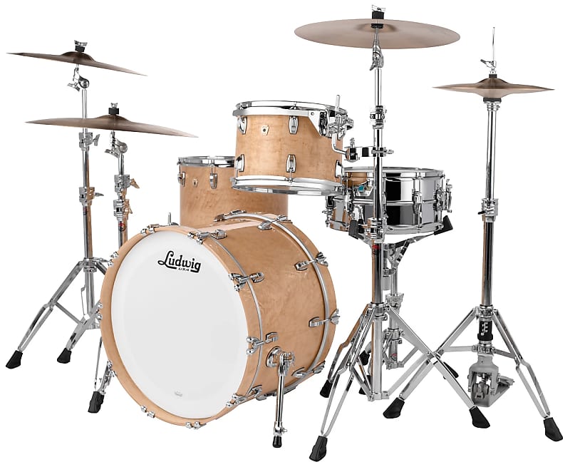 Ludwig Classic Maple Exotic Fab Outfit 9x13 / 16x16 /14x22" Drum Set image 1