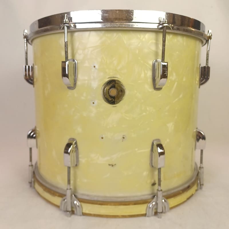 Leedy & Ludwig 12x15"WMP Marching Snare/Tenor Tom Drum Vintage50s Chrome Jasper image 1