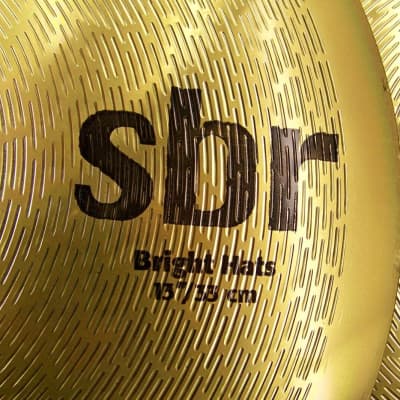 Sabian SBR 13" Bright Hi Hat Cymbals/Model #SBR1302BR/New image 2