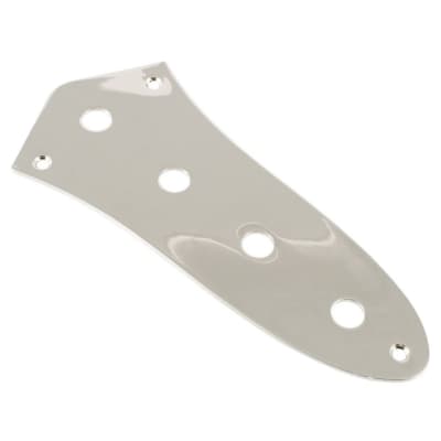 Allparts AP-0640-001 Control Plate for Jazz Bass - Nickel for sale