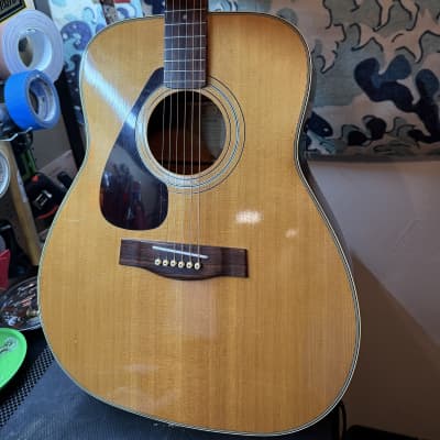 Yamaha FG-350D トップ単板&日本製 1981 Yamaha FG-350D Japanese Solid Top Dreadnought Acoustic